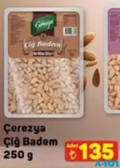 ÇEREZYA ÇİĞ BADEM 250 G ÇEREZYA ÇİĞ BADEM 250 G